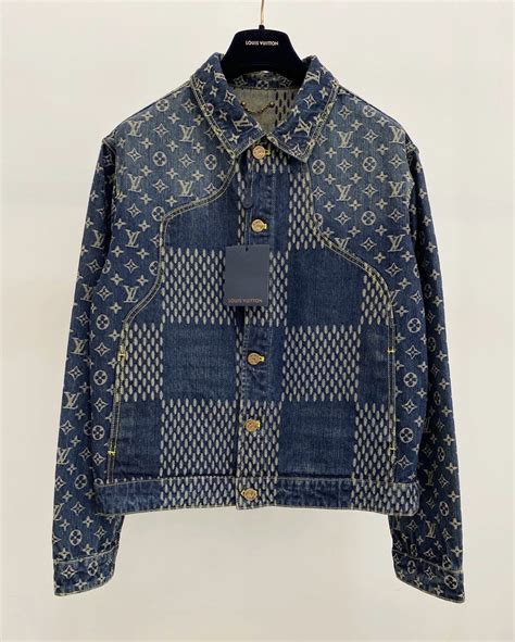 lv blue monogram jacket|louis vuitton monogram jacket men.